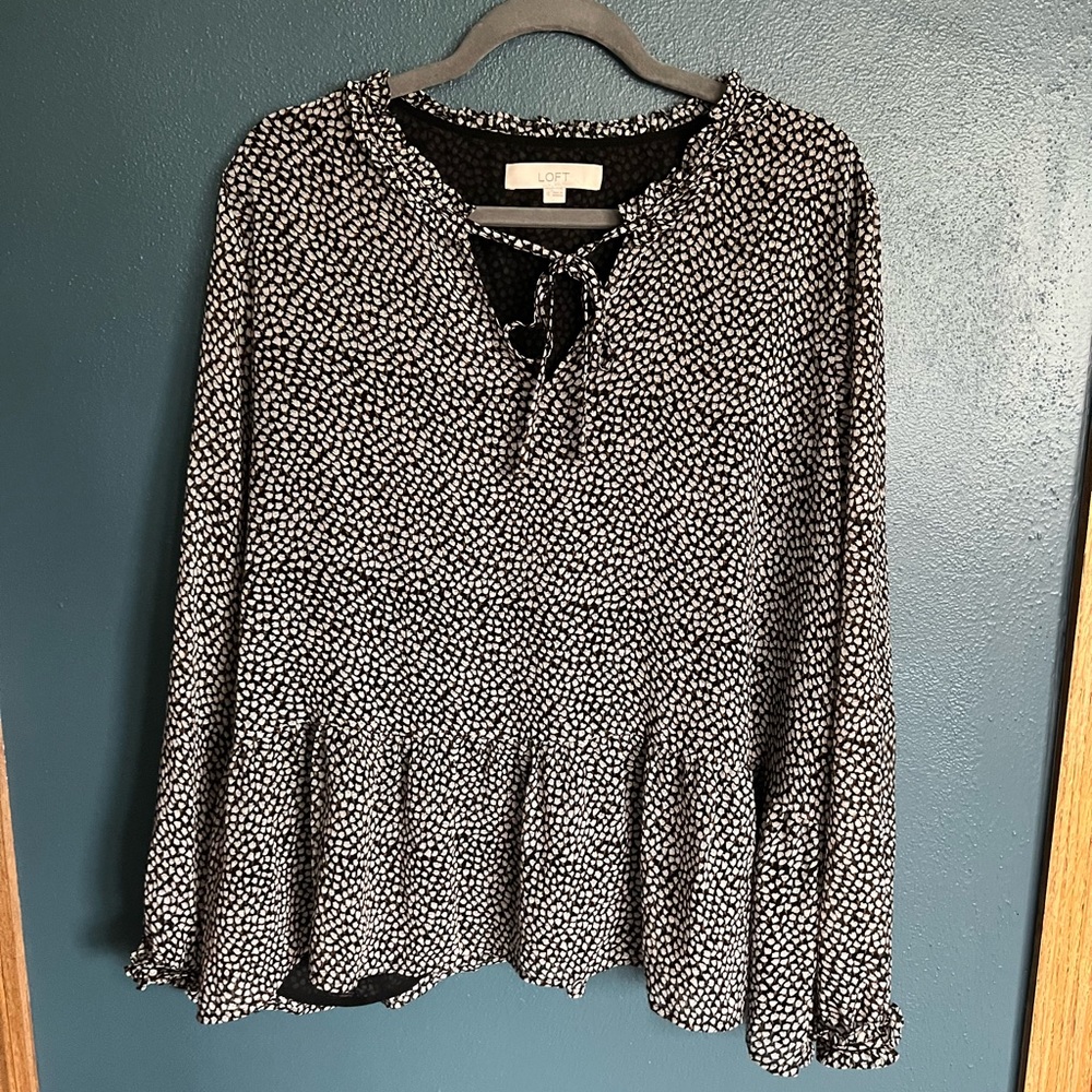 Loft Peplum Blouse